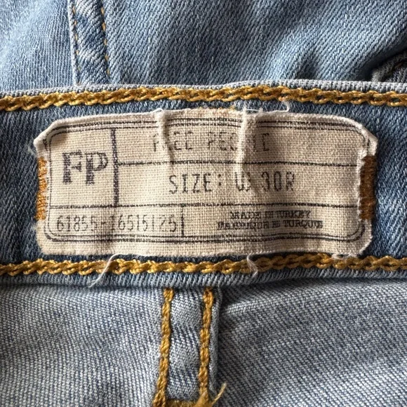 Free People Busted Denim Distressed Skinny Jean - Picture 6 of 6